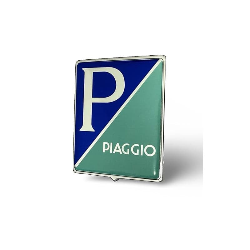 Blason Piaggio rectangulaire à encastrer pour Vespa GT GTS LX ET4 PX