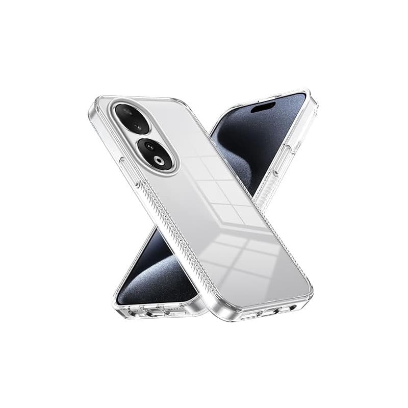 XINYEXIN Coque Transparent pour Honor 90 5G Étui de Protection Antichoc Anti-Rayures Qualité Militaire Robuste Housse Clear Case