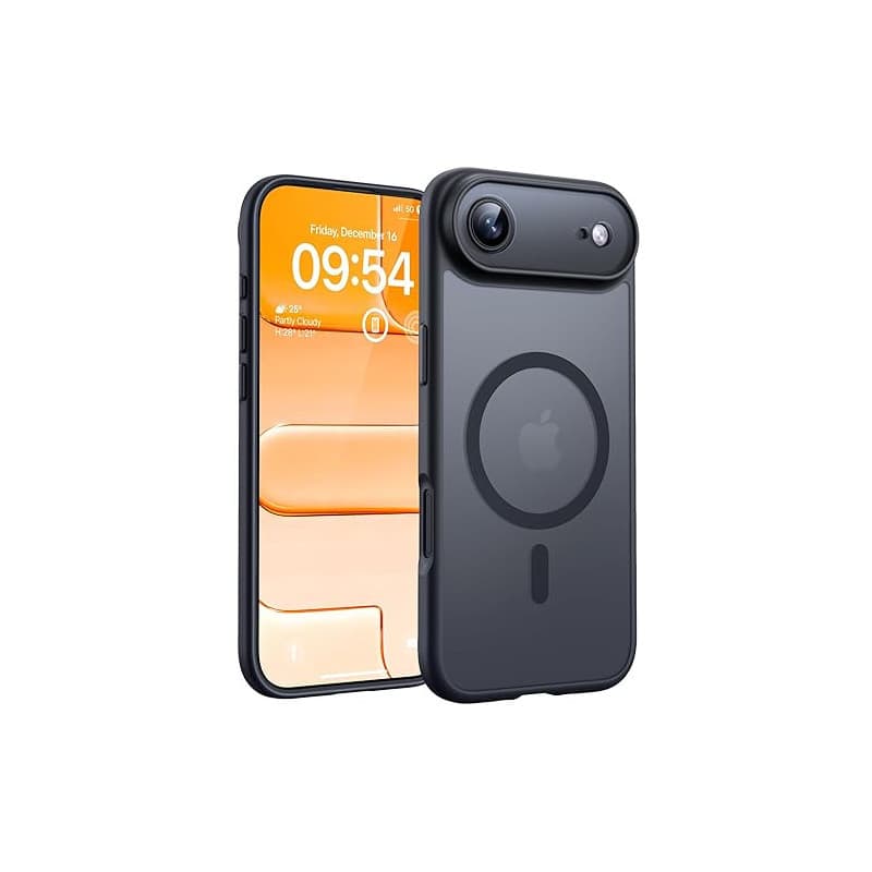 TOCOL Coque Magnétique pour iPhone Air 6,5 Pouces, Compatible avec MagSafe, Anneau Magnétique Intégré, Protection de l'objectif