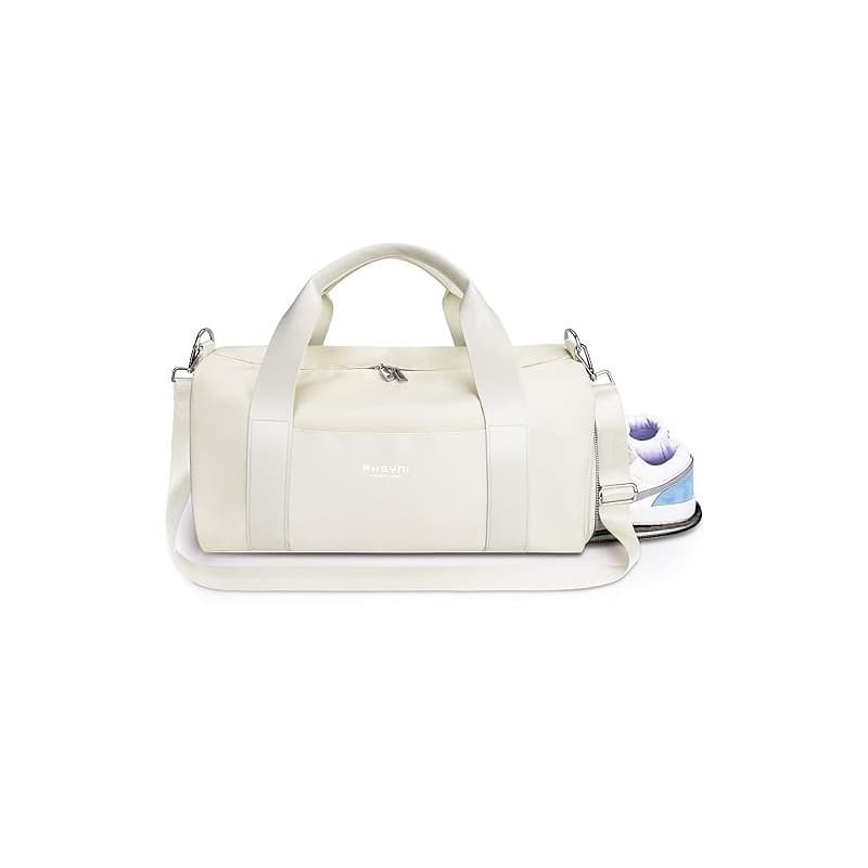 19 Pouces Sac De Sport Femme,Sac De Voyage Femme,avec Compartiment À Chaussures Et Poche Imperméable,pour Les Voyages, La Danse,