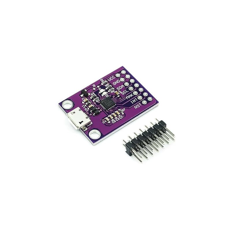 Hailege CP2112 Évaluation Carte de débogage CP2112 Carte de débogage Micro USB2.0 pour USB USB vers SMBus I2C Module de communic