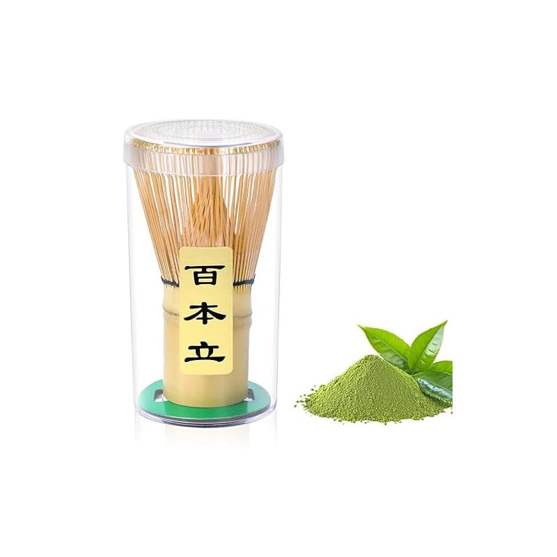 Alyvisun Fouet Matcha avec 76 Dents, Parfait pour la Cérémonie du Thé