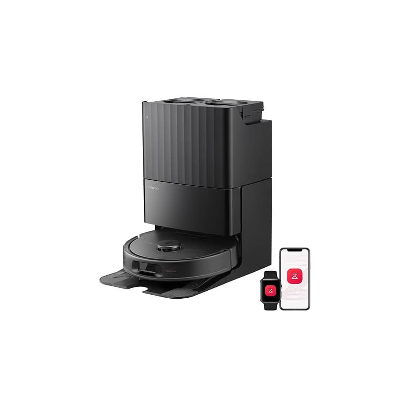 roborock Qrevo S Pro Robot Aspirateur Laveur 18500 Pa, Anti-enchevêtrements | 45 °C Séchage à l'air Chaud, 75 °C Autonettoyant à