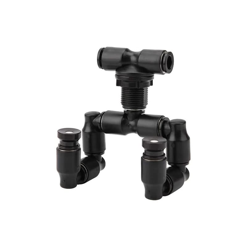 KSTE Brumisateur Aquarium, Reptiles brumisateur Mist Sprinkler Rainforest réservoir 360 Aquarium système réglable Connect 1/4 ''