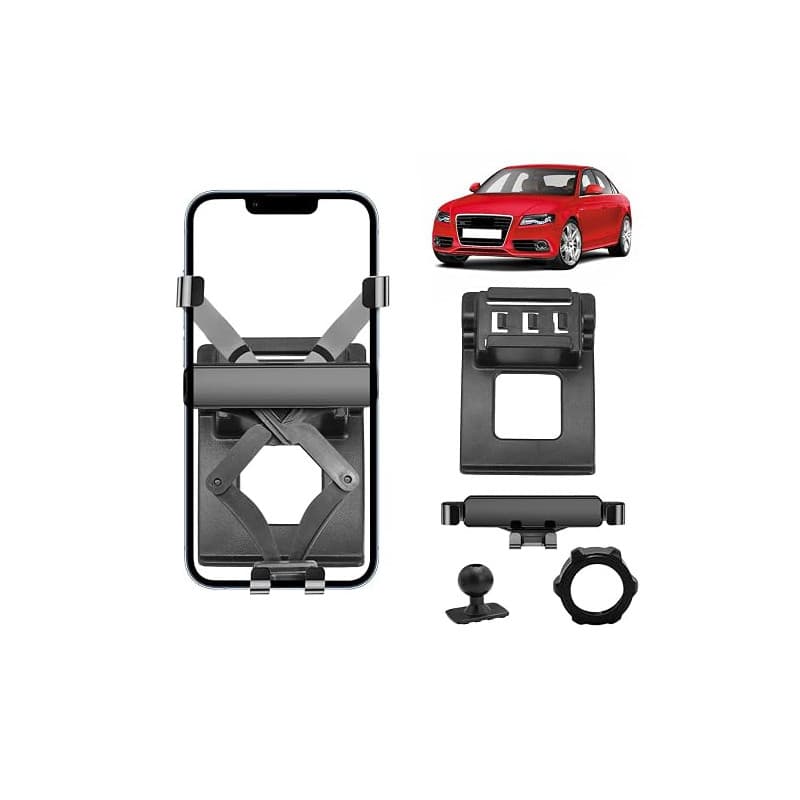 TTCR-II Compatible avec Support de Téléphone Voiture Audi A4/S4 B8,A5/S5 8T | A4/S4 B8 2008-2015 Support Phone Rotatif à 360°Ada