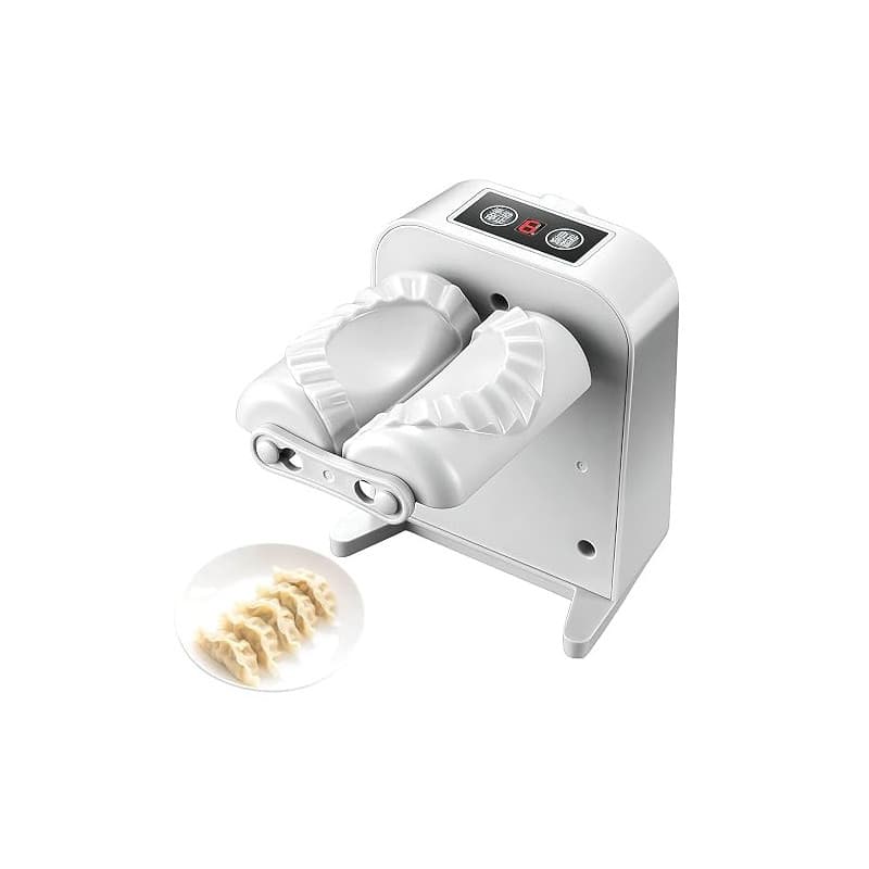 Electrique Ravioli Maker, Machine à Raviolis Kit Pates Fraiche Moulle à Raviole Presse à Pâte et Moule à Dumplings Stainless Ste