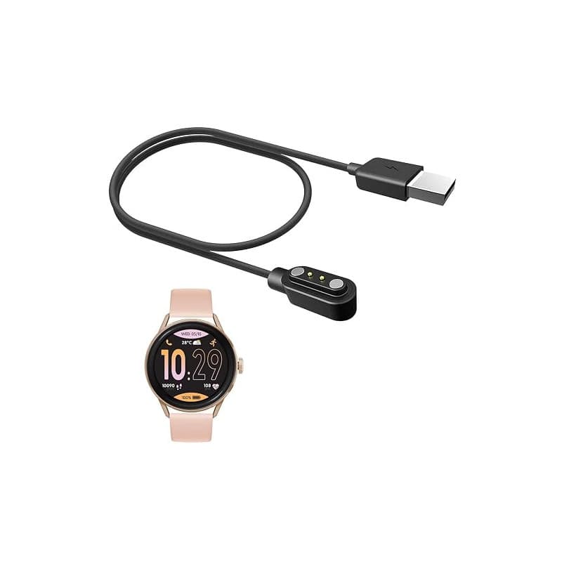 YLMAYOK Compatible Pour Cable USB Compatible Pour Smartwatch Ice-Watch Montre Connectée Femme Ice Smart 2.0 1,2 Pouces (1 Pack)