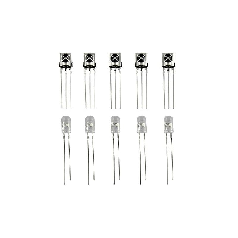 LAOMAO 5 paires de diode infrarouge émetteur et récepteur IR