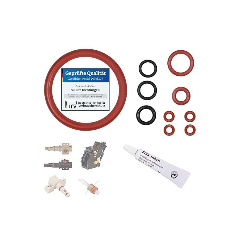 Kit de 10 joints toriques pour groupes de brassage Saeco, Philips et Gaggia | Kit d'entretien, pour le groupe café, la valve de