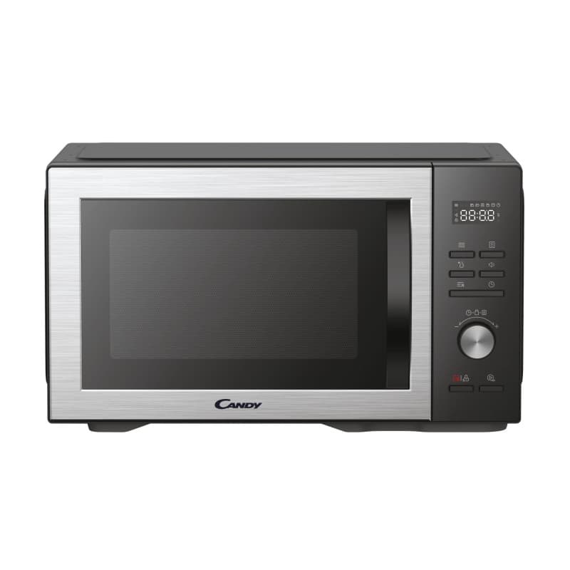 Candy Essenza CMWA32EDLB Four Micro-ondes 1000W 32L Digital, Fonction Décongélation et Nettoyage Auto, Cavité Inox, Plateau Tour
