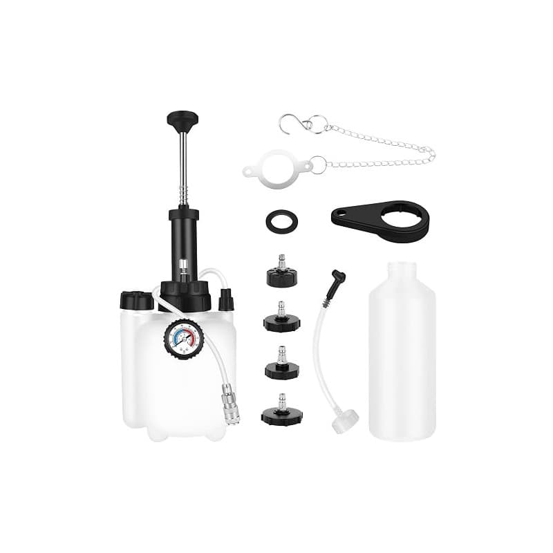 ASUNCELL 3L Vidange Liquide de Frein Manuel, Kit de Purge de Frein Manuel, Universel Purgeur de Frein, Vidange Liquide de Frein