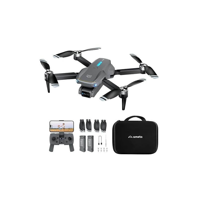 Ameta S20 Lite Drone avec Camera 4K UHD pour Adulte et Enfant Debutant | Moteur Sans Balais, FPV, Mini, Vol de 36min, Maintien D