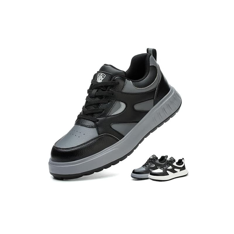 DUNPAI Chaussures de Sécurité Hommes Femmes Légère Chaussures de Travail | Confortable Basket de Securite avec Embout en Acier R
