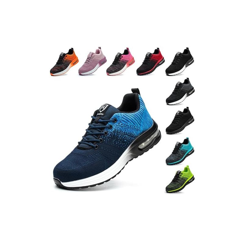 Baofular Chaussures de Sécurité Hommes Femmes Légère Basket Securite Confortable Antidérapante Chaussures de Travail Respirantes