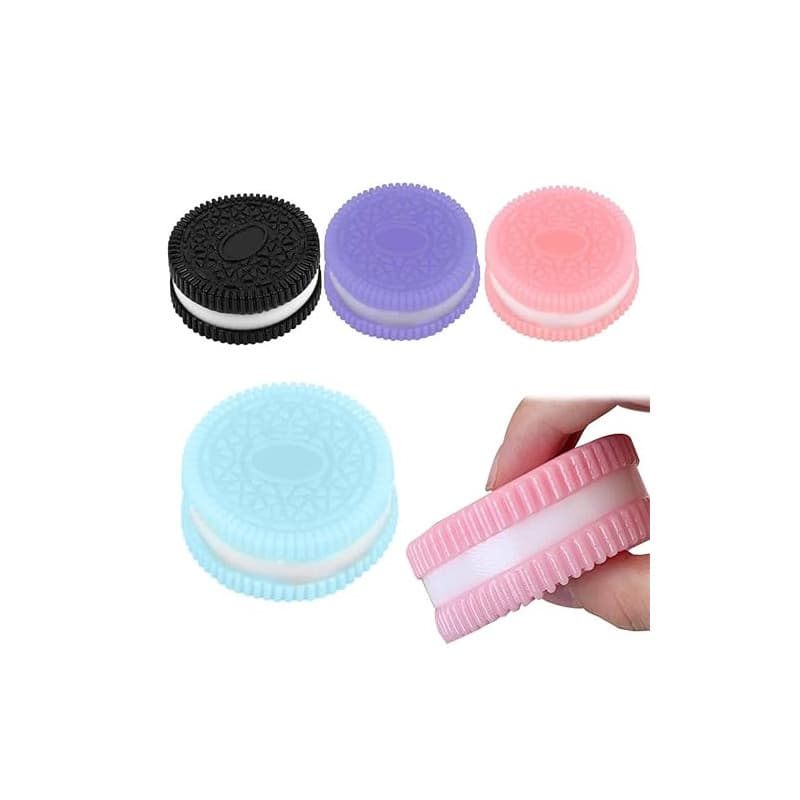 KYLOS Squishy, Lot De 4 Jouets Anti-Stress À Écraser En Forme De Taba - Soulage Le Stress - Ultra Doux - Décompression - Jouet A