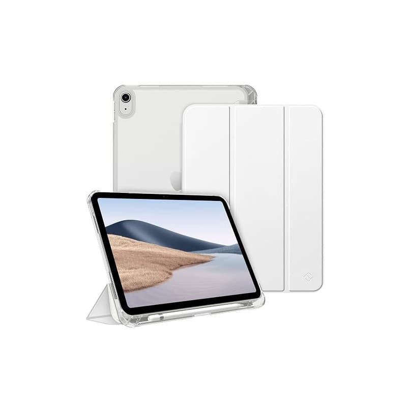 FINTIE Coque pour iPad A16 11e Génération 11" 2025/iPad 10e Gén 10.9" 2022 | Étui avec Porte-Stylet, Coque Fine Transparente Giv