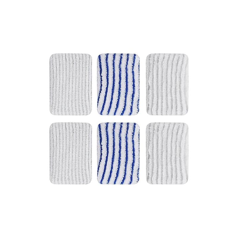 GIONAR 6pcs Lingettes Clean and Steam pour Rowenta Clean & Steam ZR005801/ZR005804/ZR850002/RY7/RY8 Série, Serpillère Microfibre