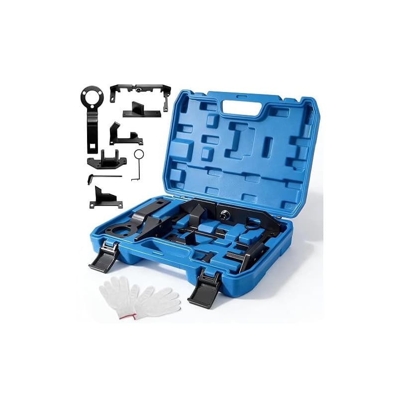 Aofesel Kit Calage Distribution PSA 1.2 PureTech, Kit de 8 Pièces pour Verrouillage et Calage Moteur, Compatible Citroën Peugeot