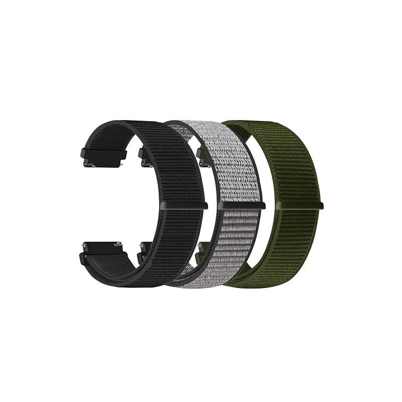YONGBB 22mm Bracelet Montre en Nylon pour Xiaomi Redmi Watch 5 Active/5 Lite/Watch S4 47mm/S4 Sport/Garmin Venu 3/Venu 2/Forerun