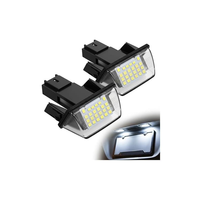 Syluxa Éclairage Lumière Plaque D'immatriculation Arrière, pour 206/207/ 307/308 /406/407 Partner C5/C4 /C3 Berlingo 6340A3 6340