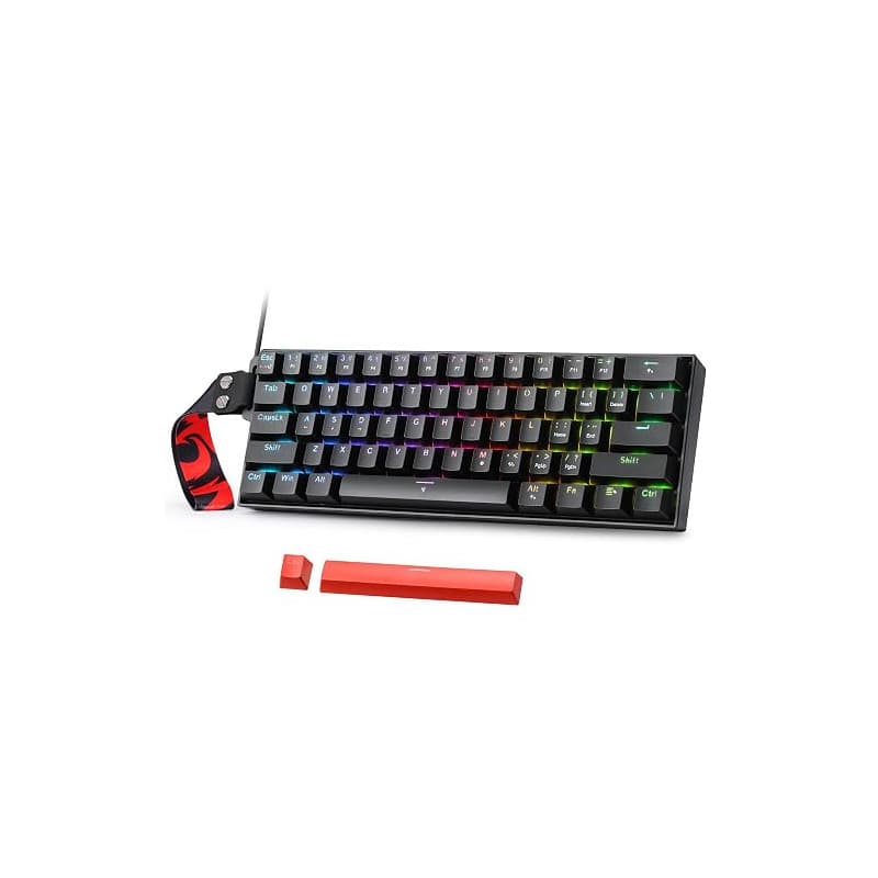 Redragon K617 HE Clavier Mecanique Filaire 60 61 Touches Hall Magnetique | Clavier mecanique filaire 60 61 touches actionnement