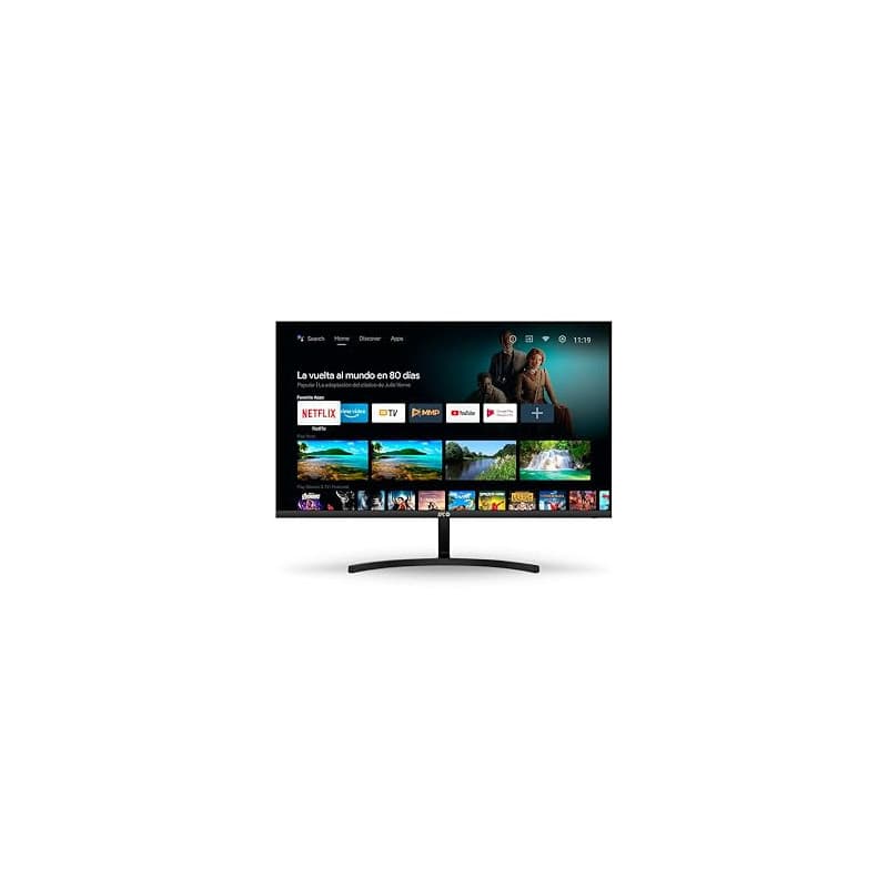 SPC Smart Monitor 24" - Écran Android TV, Full HD, télécommande | Écran et Android TV, haut-parleurs intégrés, design ultrafin,