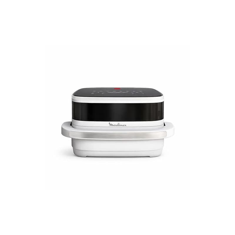Moulinex - Easy Fry XL Surface et Pizza Air Fryer YY5876FB - 4 L - Blanc | Air fryer double resistance pour cuire 1kg de frites