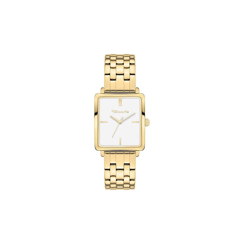 Tamaris Montre pour Femmes avec Carré Boîtier & Bracelet en Acier Inoxydable – Simple Montre-Bracelet pour Femmes en Différentes