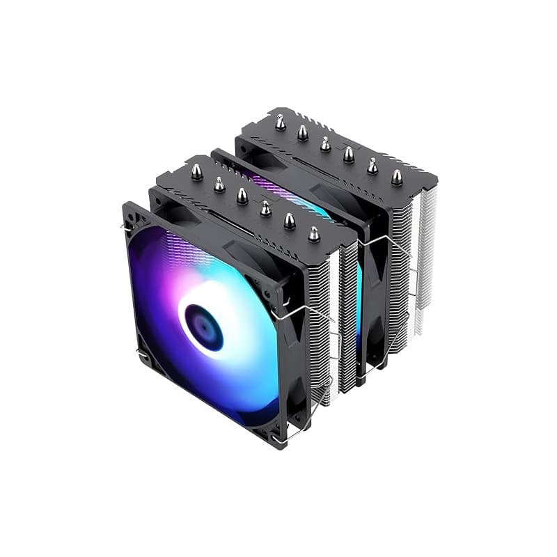 Thermalright TR Peerless Assassin 120 SE ARGB Refroidisseur d'air pour processeur, 6 caloducs, double ventilateur 120 mm TL-C12C