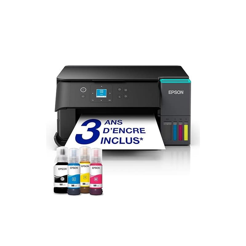 Epson EcoTank ET-2950 Imprimante à Réservoirs D’encre | Maison & Petit Bureau | Wi-Fi | A4 | Imprimer, Copier, Numériser | Écran