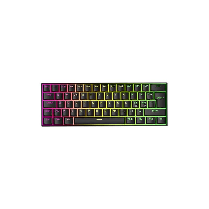MCHOSE Ace60 Pro ISO-Nordic Clavier Gamer Magnetique | Clavier Gaming Filaire 60%, 8K Rapid Trigger, Effet Hall, 128K ScanRate,