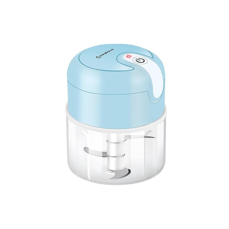EASYSPEED Hachoir Électrique,Mixeur Blender,Hachoir A Viande Batterie USB Type-C Rechargeable Portable Sans Fil,Convient Pour Le