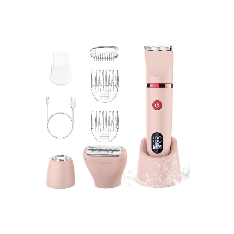 Scttomon Rasoir Electrique Feminin Tondeuse précise pour visage et zones sensibles, Tondeuse à poils corporels pour visage, jamb