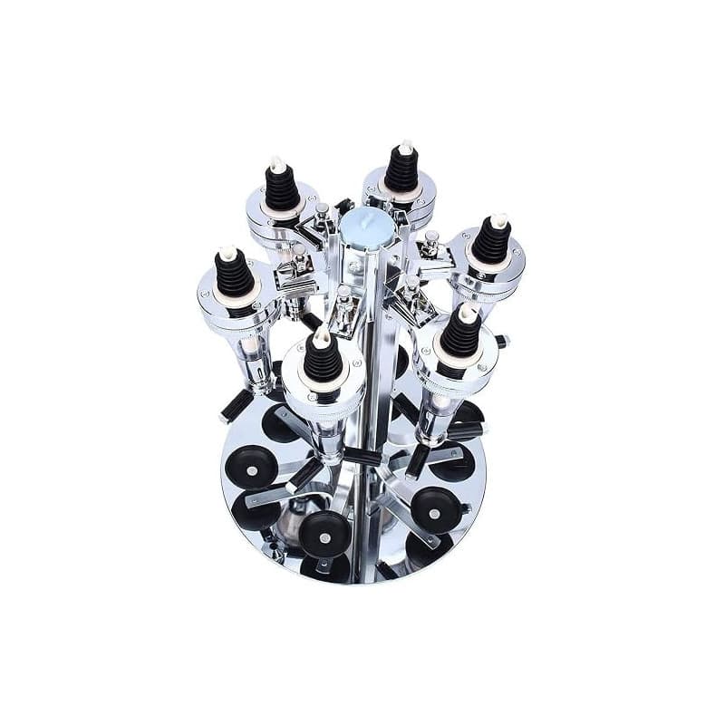 Estink Support Mural Rotatif pour 6 Bouteilles, Distributeur Optique pour Boissons, Vin, Bar en Acier, Majordome
