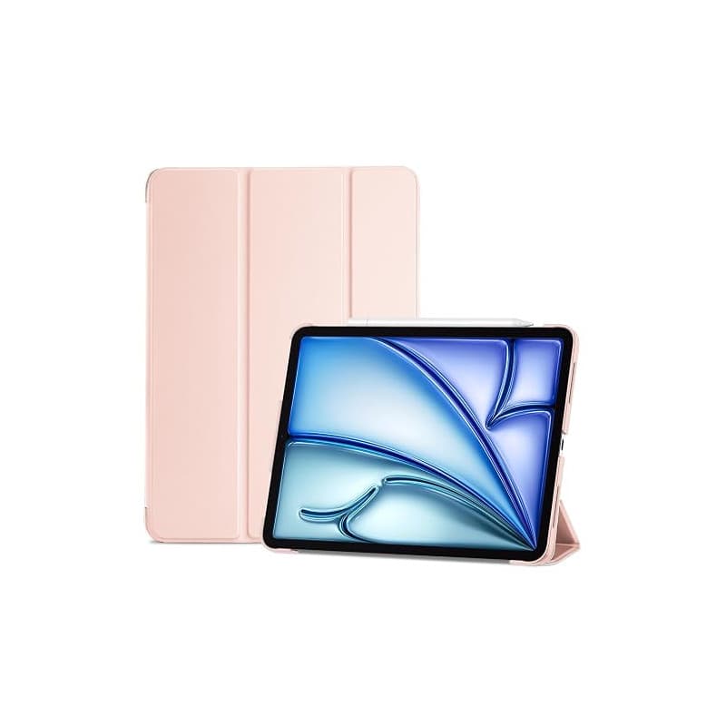 ProCase Coque iPad Air 11" M4/M3/M2, iPad Air 5/4ème Génération 10,9" | Fixation Magnétique pour Pencil, Support Tri-Fold, Veill