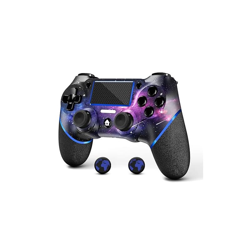 AceGamer Contrôleur sans fil pour PS4, manette de jeu Tefelan compatible avec PS4/Pro/Slim/PC Gamepad avec turbo/bouton arrière/
