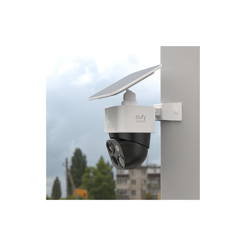 Support d'Angle Eufy Security SoloCam S340 - Support de Montage Compatible, Accessoire pour Appareil Photo, Blanc, 1 Paquet