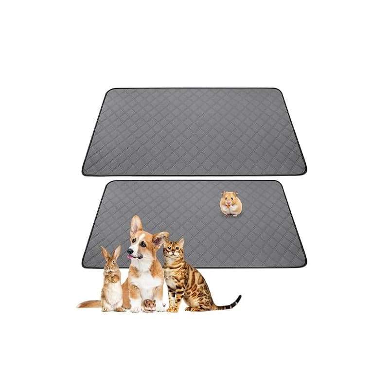 BYZESTY 2 Tapis pour Cage De Cochon d'Inde, 120 * 60cm Ultra Absorbant Tapis pour Chiens, Coussinet Urinaire Imperméable pour Pe