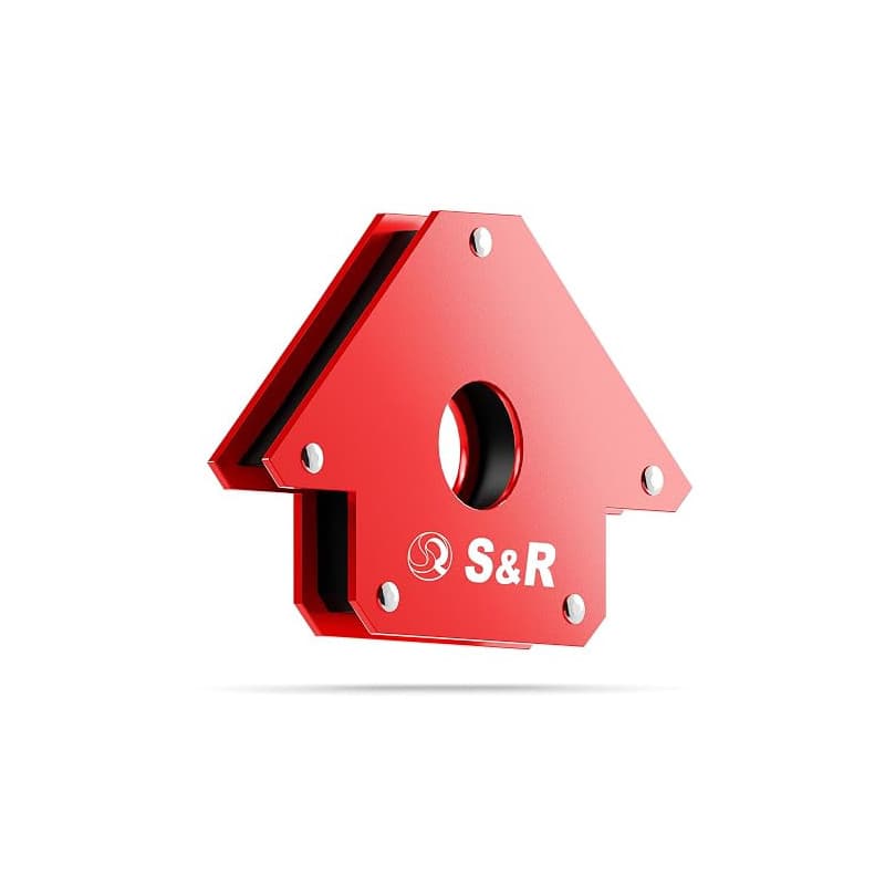 S&R Aimant de Soudure Magnétique Equerre de soudage Positionneur magnétique 100mm