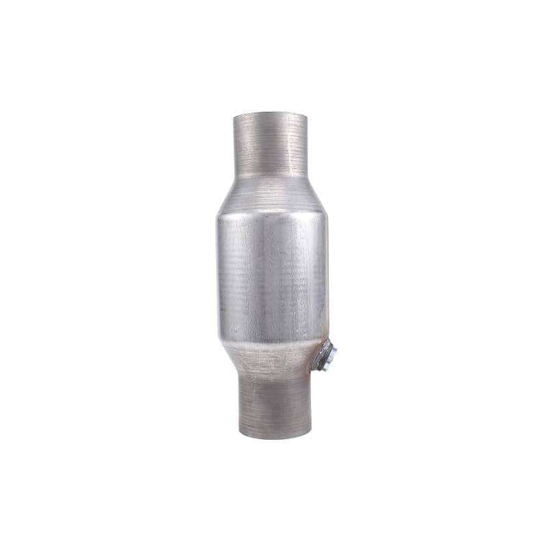Juwacoo 2,5 Catalyseur catalytique universel, nettoyant pour catalyseur en acier inoxydable, catalyseurs de voiture avec connexi