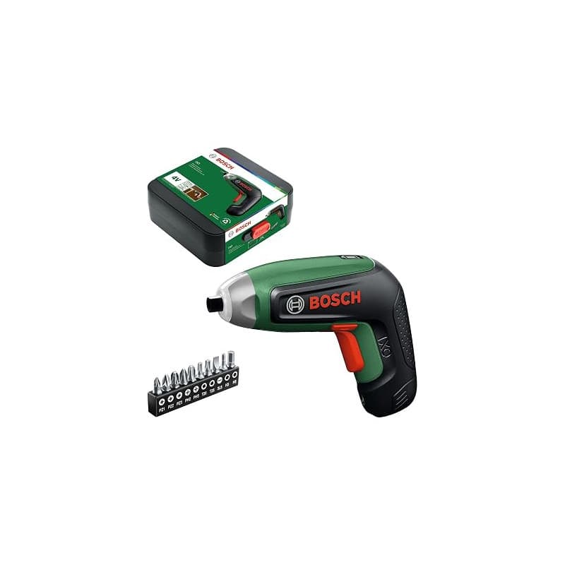 Bosch IXO 8 Visseuse sans fil (incl. jeu de 10 embouts et batterie 4V, en boîte de rangement)