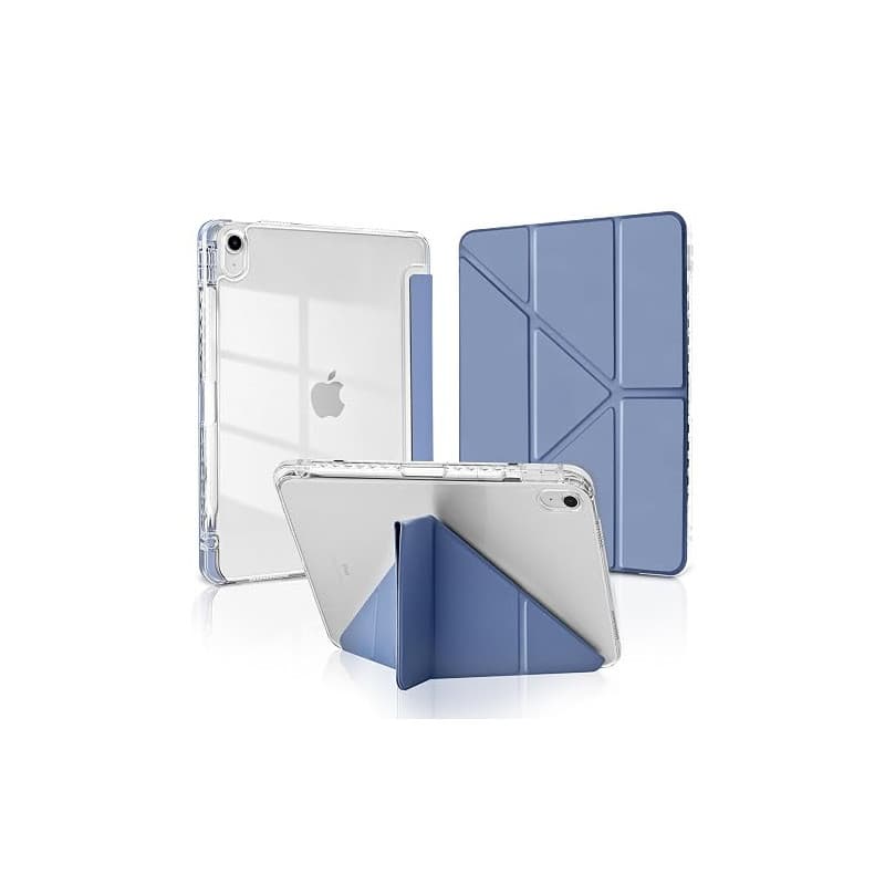 MuyDouxTech Coque pour iPad A16 11 Pouces 2025 / iPad 10e Génération 10,9" 2022 avec Porte-Stylet, Support Vertical et Horizonta