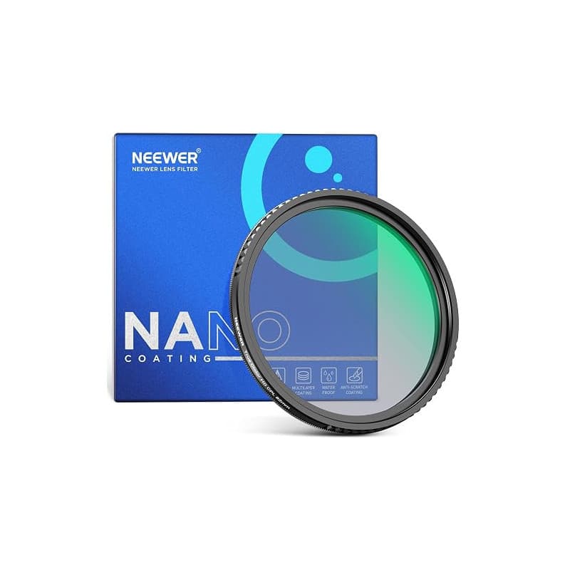 NEEWER 82mm True Colors Filtre CPL avec butée, polarisant Circulaire HD Multicouches Mince à Visser, Accessoire Photo pour objec