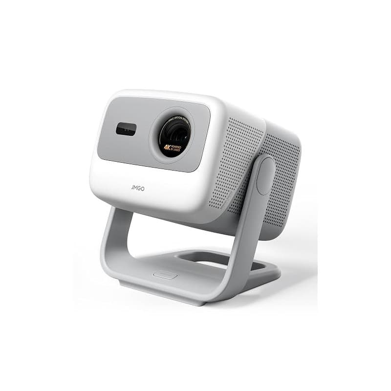 JMGO New N1S 4K Mini Videoprojecteur, Triple Laser, 1700 ISO Lumens, GTV | Gimbal Instantané Autofocus, Netflix, 110% BT.2020, H