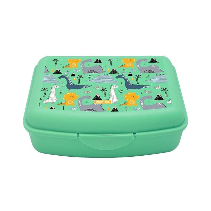 NERTHUS FIH 923 Boîte à lunch pour enfants Boîte à lunch dinosaure, légère et facile à nettoyer