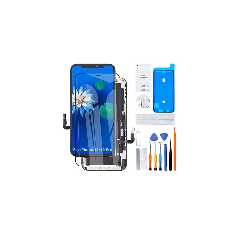 H&LYCYJ Écran d'affichage pour iPhone 12/12 Pro A2403 A2172 | Wear toolbox,Affichage HD,Écran de remplacement,Pour les modèles:A