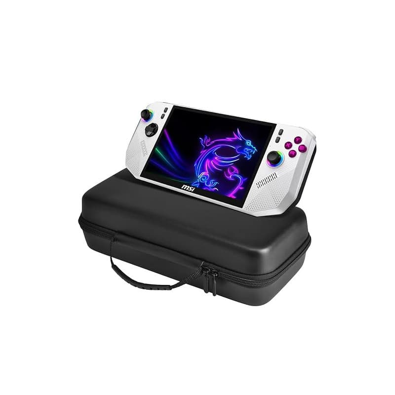 JYGamhanbil Sac Transport Étui Voyage pour MSI Claw 8 AI+ PC Handheld | Housse Couverture Rigide EVA pour MSI Claw 8 AI+ A2VM-09