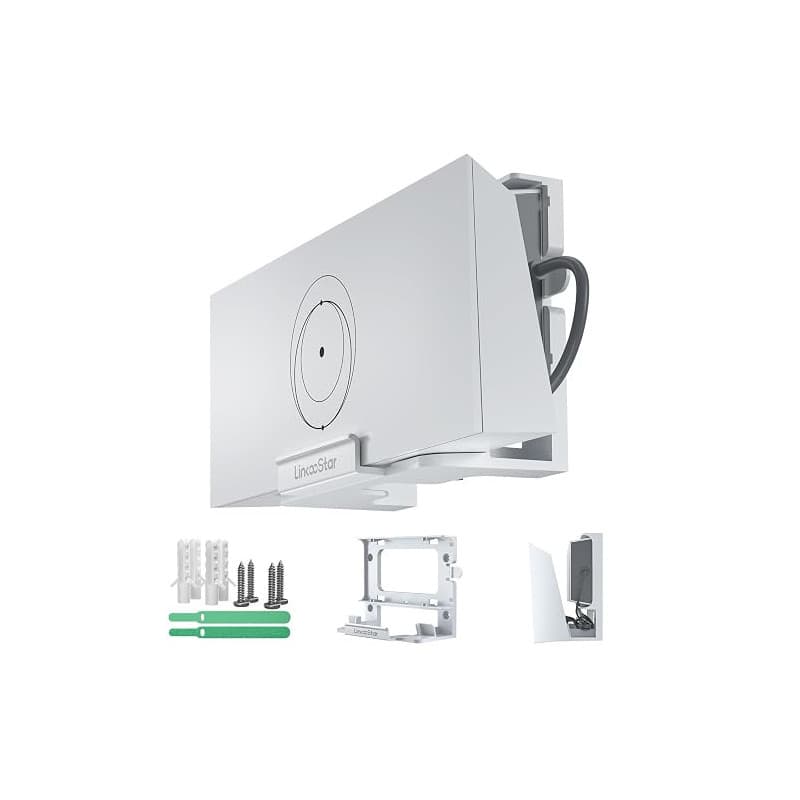 Support mural pour routeur Starlink Gen 3 et bloc d'alimentation LM-3C | Tout-en-un, compatible avec les routeurs Mesh V3 standa
