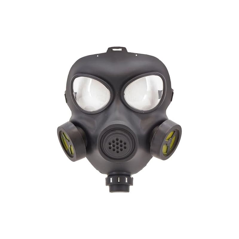 W WIDMANN MILANO Party Fashion - Masque à gaz, accessoire déguisement | Masque de costume noir pour les déguisements steampunk,
