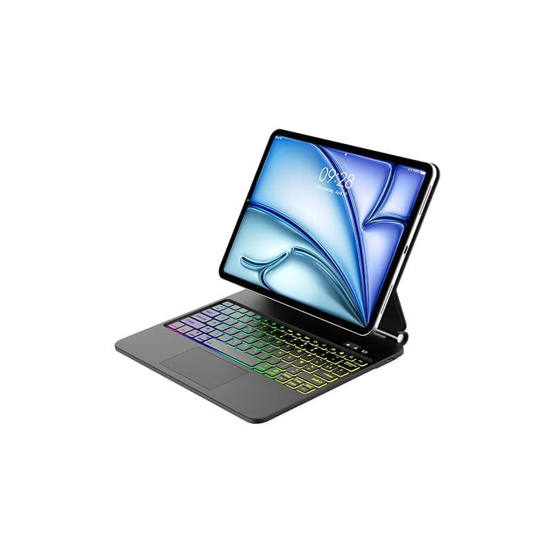 Magic Keyboard pour iPad Air 13 Pouces (M4 2026, M3 2025, M2 2024) et iPad Pro 12.9" (6e/5e/4e/3e Gén), Support Flottant et Pavé